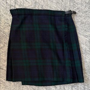 Black Watch Tartan Kilt in Dark Green and Navy